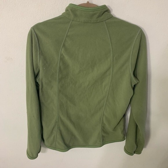 NIKE jacket 00s vintage green fleece zip up jacket womens medium - Picture 4 of 5